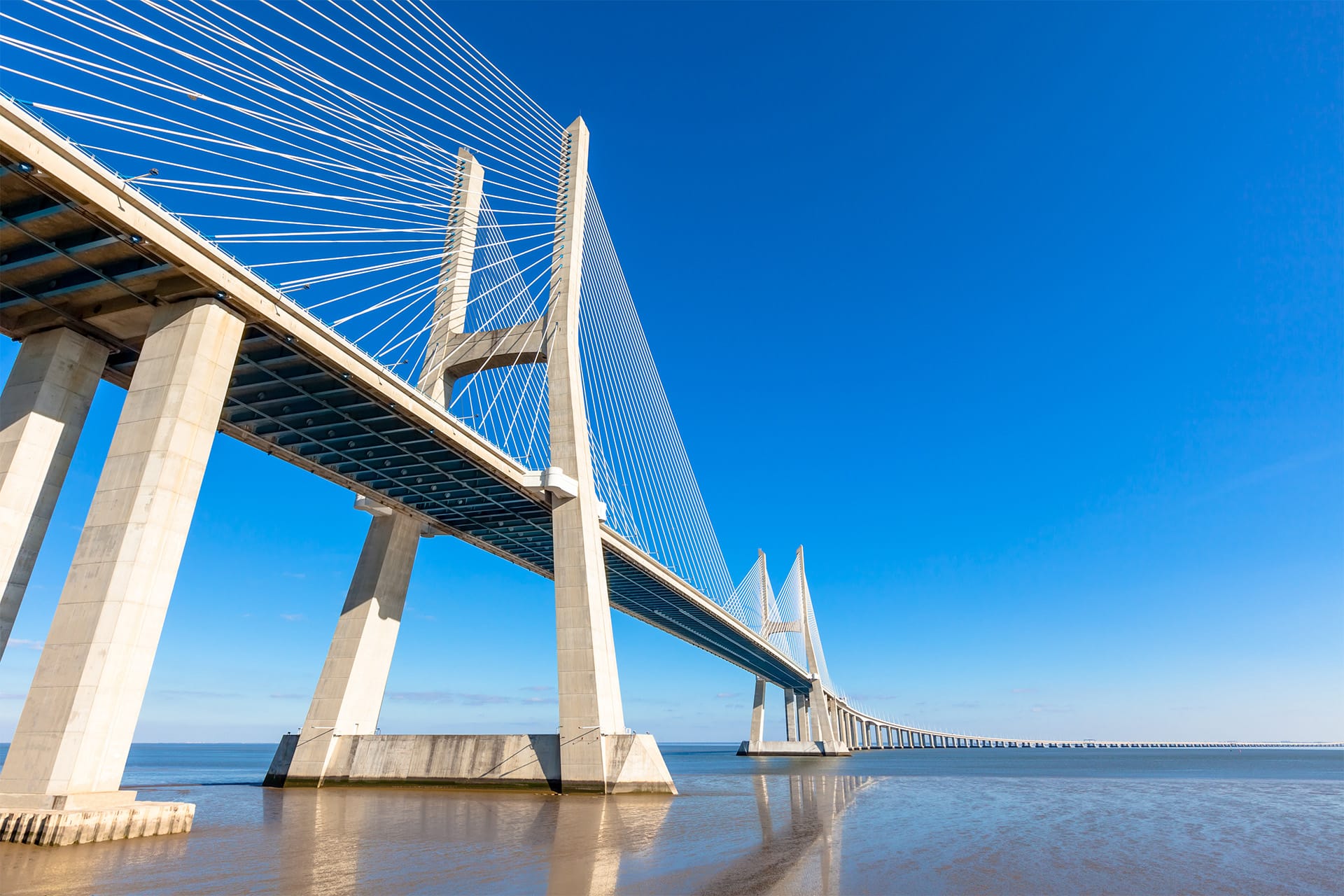 Bridge infrastructure protected by coatings
