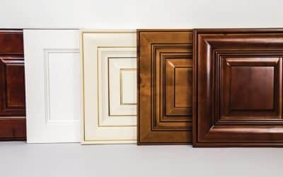 Set of luxury wood doors made of natural maple for home interior