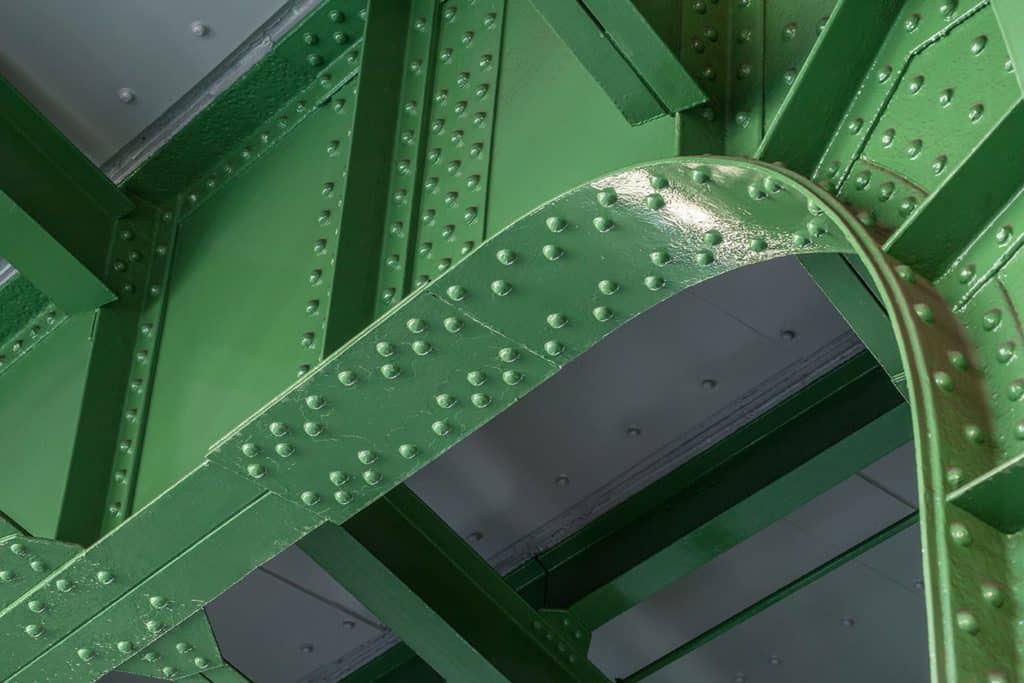 Green Metal structure