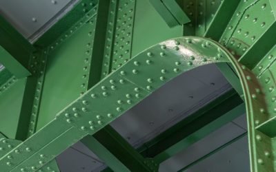 Green Metal structure
