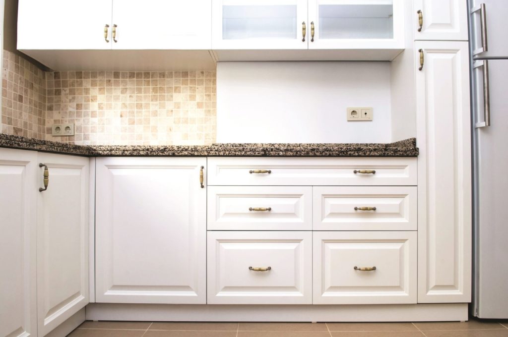 Luxury modern white kitchen