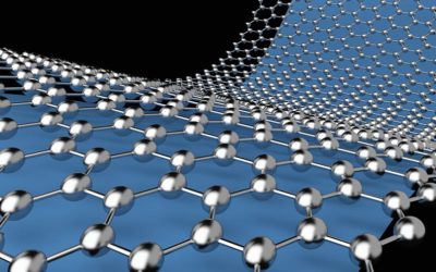 material with a layer of graphene