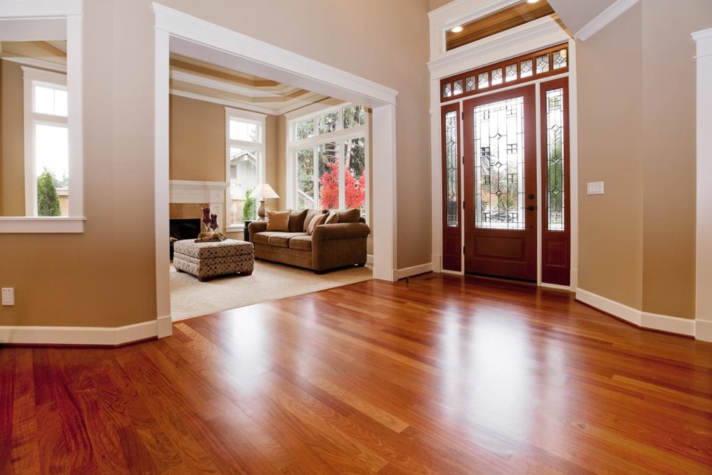 Beautiful New custom home featuring entryway upscale home with hardwood floors
