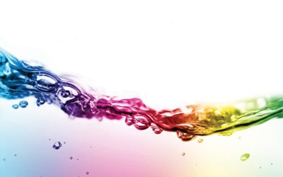colorful liquid in motion