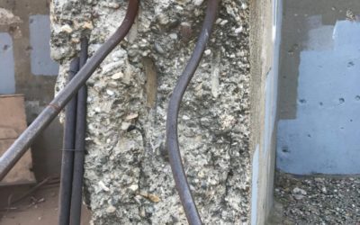 Repairing Vukovar rebar closeup