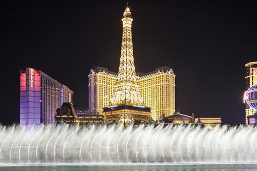 Fountains of Bellagio - Paris - Las Vegas