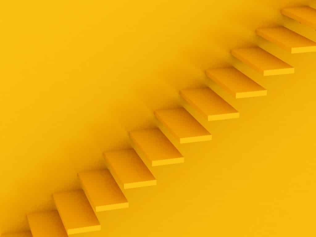 Yellow stairs