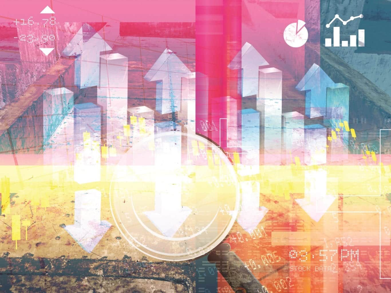 Stock Market Speculation Abstract Illustration — American Coatings