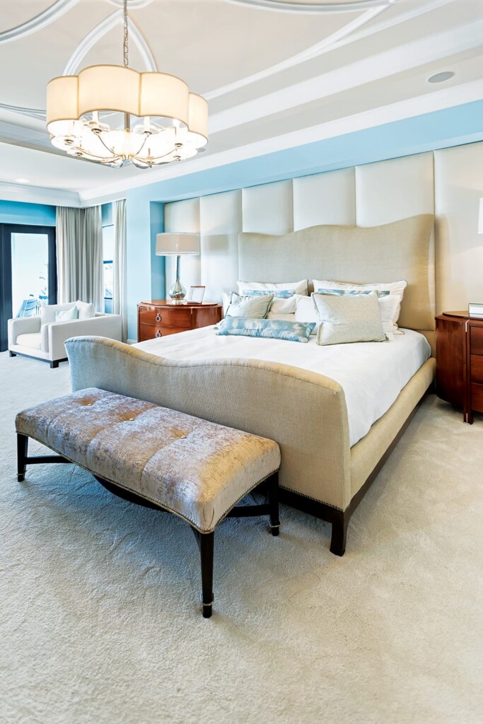 beautiful master bedroom interior