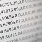 Sheet full of numbers