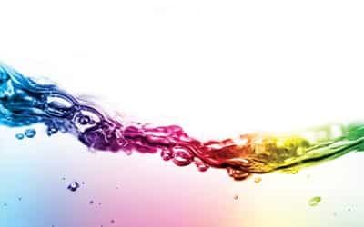 colorful liquid in motion