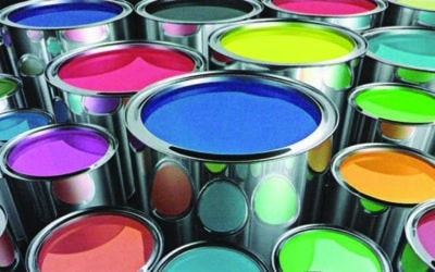 Open paint cans