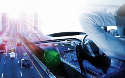 Illustration of autonomous cars
