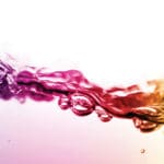 colorful liquid in motion