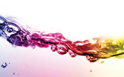 colorful liquid in motion