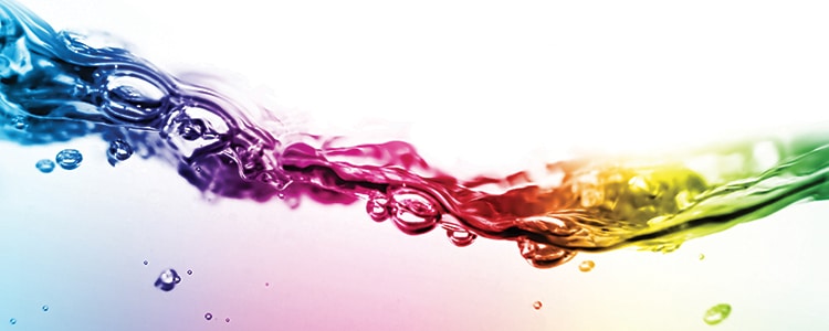 colorful liquid in motion