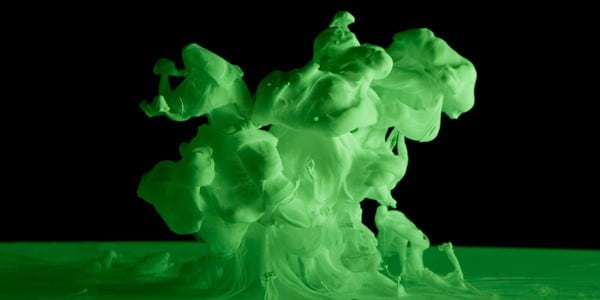 Green fluid cloud