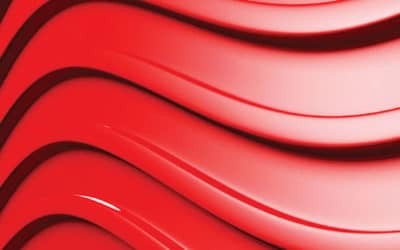red painted surface