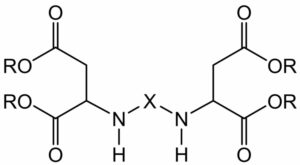 A molecule structure.