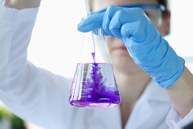 Woman in lab