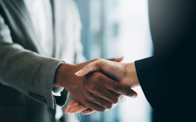 Closeup shot of two unrecognisable businesspeople shaking hands